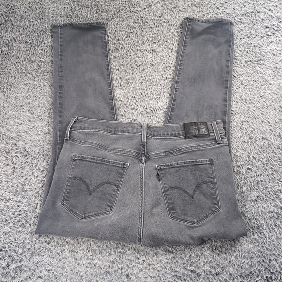 Levi's 311 Jeans Womens 30 Gray Stretch Shaping Skinny Denim Med Wash Mid Rise - Picture 1 of 9